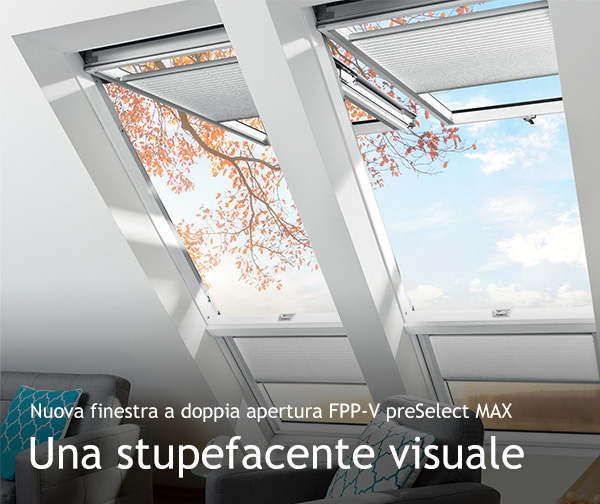 Nuova finestra a doppia apertura FPP-V preSelect MAX